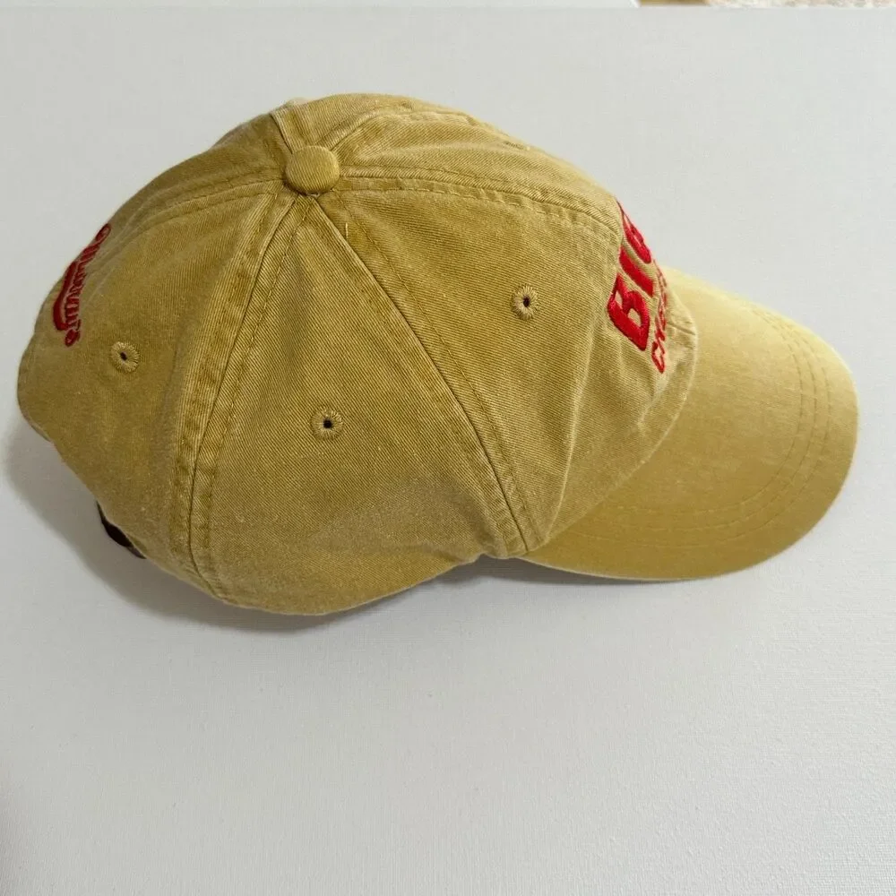 Murray’s Big Cheese Adams Upscale Cotton Dad Golf Hat Baseball Cap Leather Strap - Picture 4 of 12